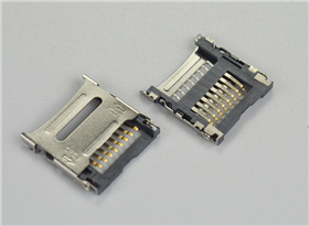 內(nèi)焊掀蓋式卡座連接器